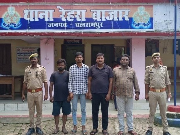 रेहरा पुलिस ने 4 उपद्रवियों को किया गिरफ्तार,की थी धार्मिक सौहार्द बिगड़ने की कोशिश